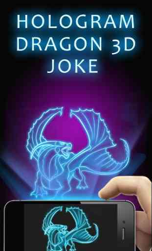 Hologramme 3D Dragon Joke 3