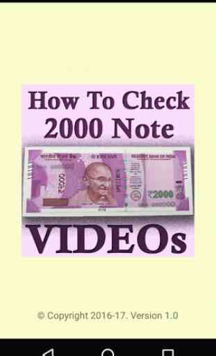 How to Check 2000 Rupees Note 1