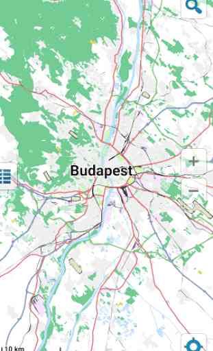 Map of Budapest offline 1