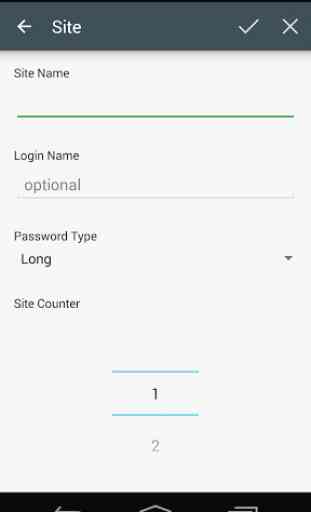 Master Password for Android 3