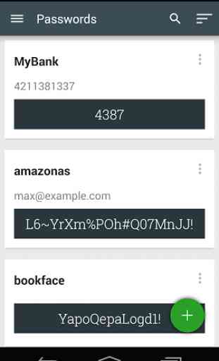 Master Password for Android 4