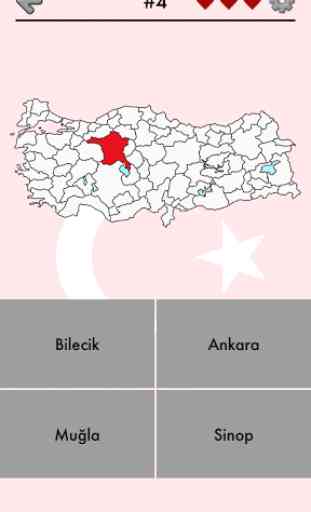 Provinces of Turkey - Quiz 1