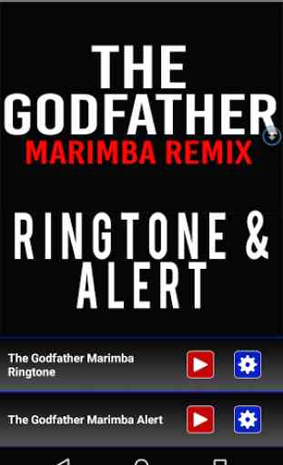 The Godfather Theme Marimba 1