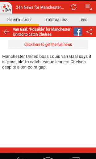 24h News for Man. United 3