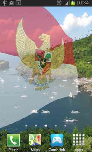 Indonesia Flag Live Wallpaper 4