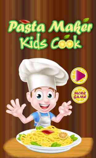Pasta Enfants Maker Jeux 1