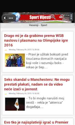 Sport Vijesti Hrvatska 1