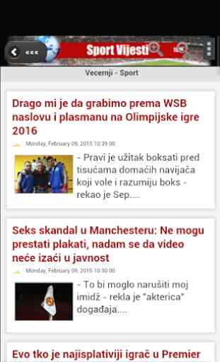 Sport Vijesti Hrvatska 3