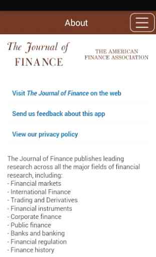 The Journal of Finance 1