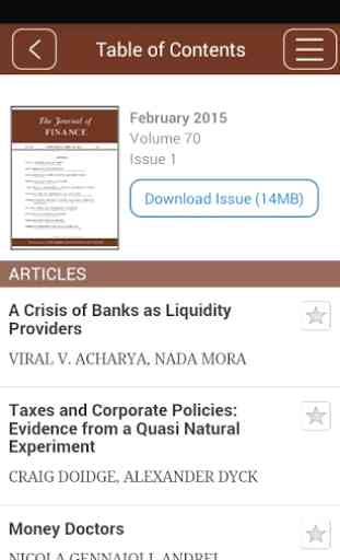 The Journal of Finance 4