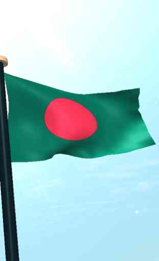 Bangladesh Drapeau 3D Gratuit 4