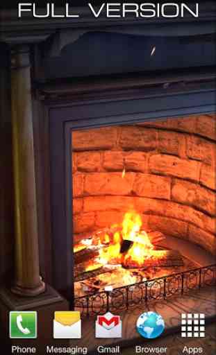 Fireplace 3D FREE lwp 2
