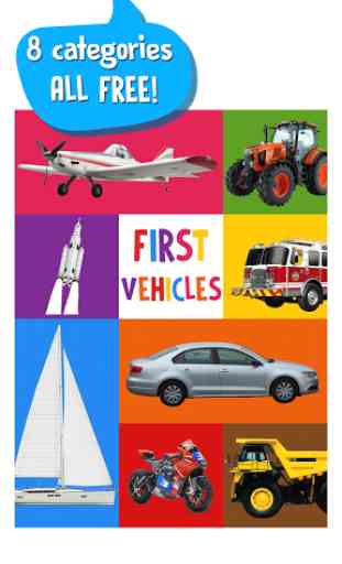 First Words for Baby: Vehicles 1