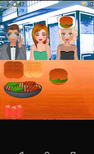 hamburger caissier jeu 2 3