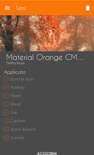 Material Orange CM Theme 1