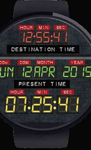 Time Machine Watch Face 4