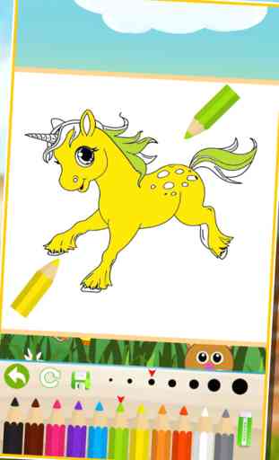 badine l'animal livre à colorier: chien mignon chat peinture poney chaton préscolaire 2