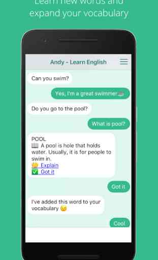 Andy Bot - Apprendre l'anglais 3