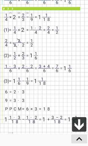 Calculatrice Fraction 1