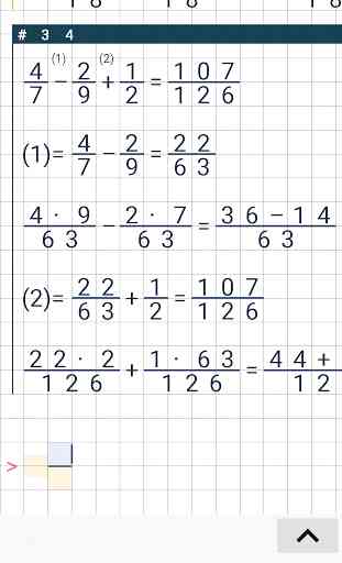 Calculatrice Fraction 3