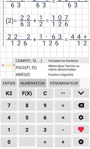 Calculatrice Fraction 4