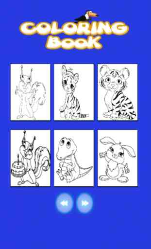 Enfants Coloring Book - Cute Animals Ibaraki 1