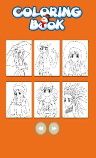 Kids Coloring Book - Princess Ehime 1
