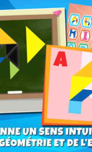 Puzzles Tangram Swipea Pour Enfants: Alphabets 2