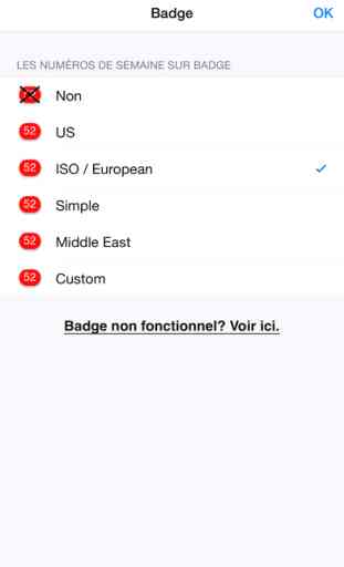 Numéros de semaine - ISO / Européenne, US, Middle East, Simple, Custom Pro 2