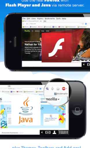 VirtualBrowser pour Firefox Navigateur avec Flash Player, Java-browser et Add-ons - version iPhone 1