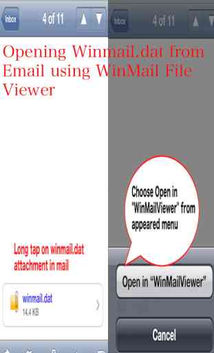 Winmail Viewer for iPhone 6, iPhone 6 Plus, iPad Air & iPad Mini 1