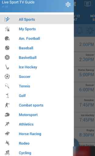 Live Sports TV Listings Guide 2