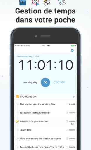 Working Day Timer - Office Workers 1