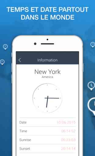 World Time Clock App - Fuseau Horaire 1