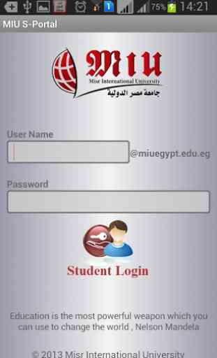 MIU Student Portal 1