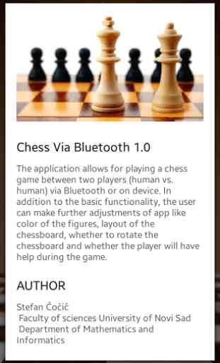 Chess Via Bluetooth 2