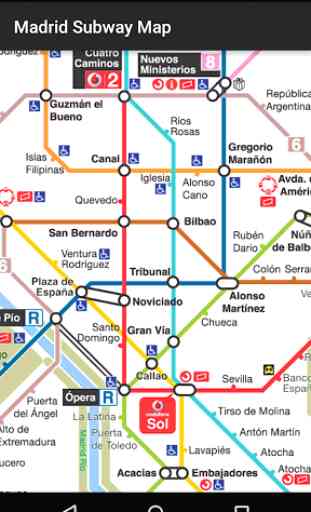 Madrid Subway Map 2