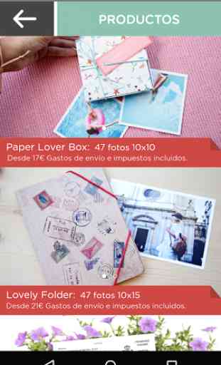 Paper Lover - Imprimir fotos 2