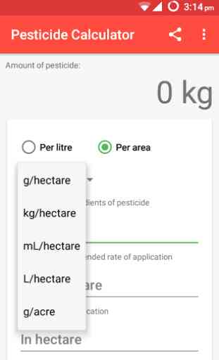 Pesticide Calculator 3