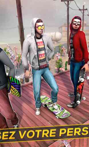 Skateboard Pro Zombi Course 3D 3