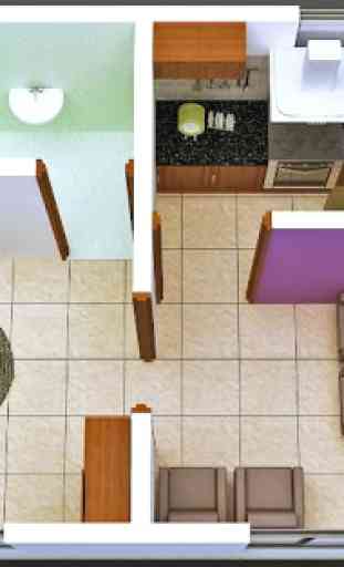 3D Plan Petite Maison 1