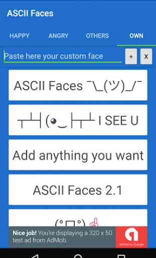 ASCII Faces 1