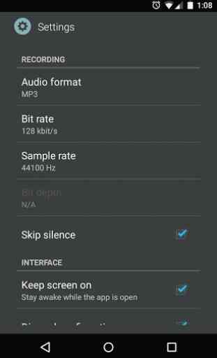 AudioField: MP3 Voice Recorder 4