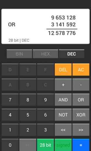 Binary Calculator 4