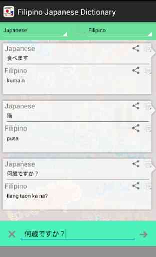 Filipino Japanese Dictionary 4