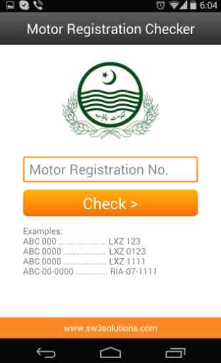 Motor Registration Checker 3
