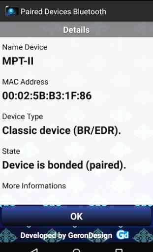 Paired Bluetooth Devices 2