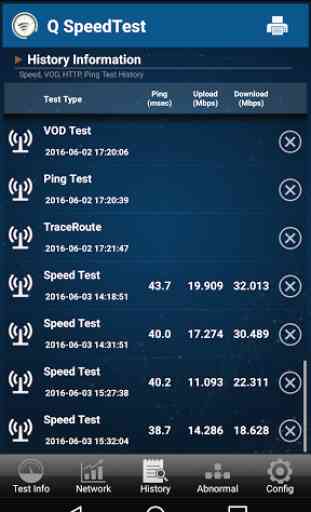 Q Speed Test LTE WCDMA WiFi 4