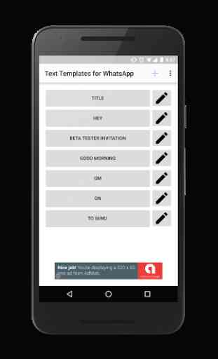Text Templates for WhatsApp 1