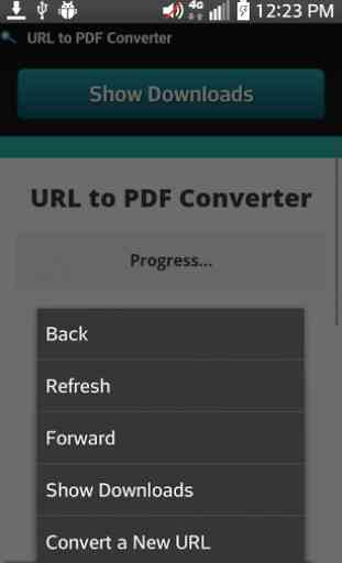 URL to PDF Converter 4